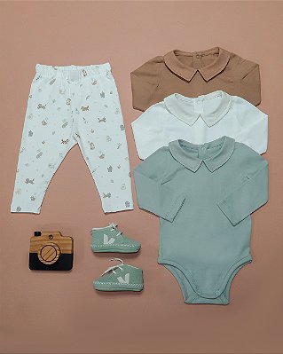 Body essencial manga longa Marrom