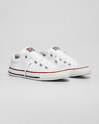 Tênis all star chuck taylor juvenil Branco e vermelho