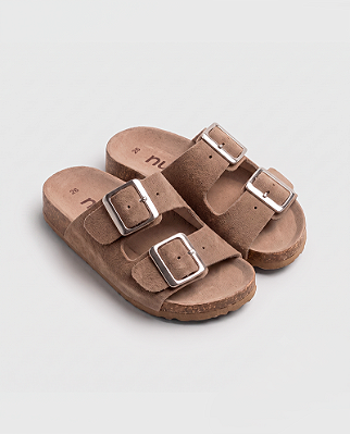 Sapato papete nutti Taupe