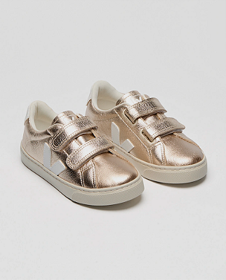 Sapato small v-10 leather bpc Platine white