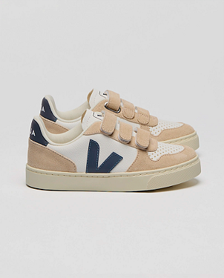 Sapato small v-10 leather White california