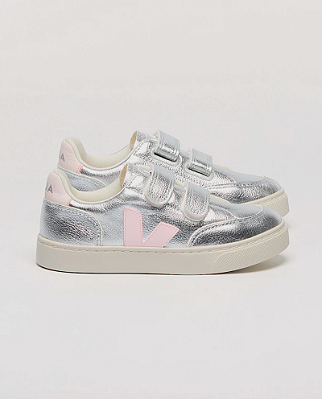 Sapato small v-12 leather bpc Silver lassi