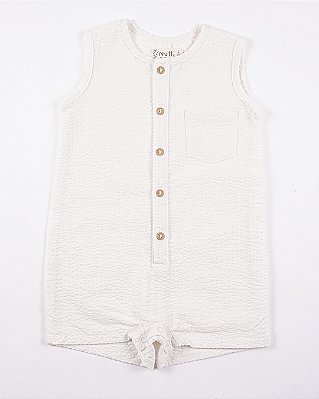Romper lavanda Branco