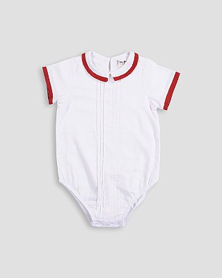 Body histórias Vermelho + branco