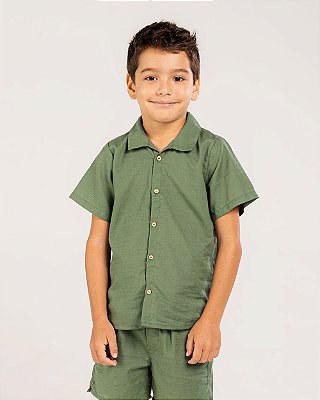 Camisa bálsamo Verde musgo