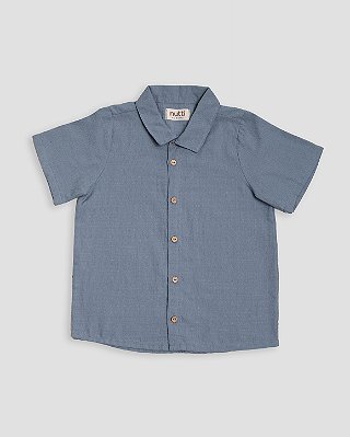 Camisa bálsamo Azul cobalto
