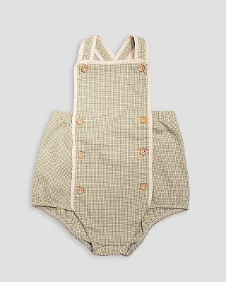 Romper casa na árvore Vichy verde