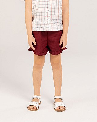 Short caule Bordô