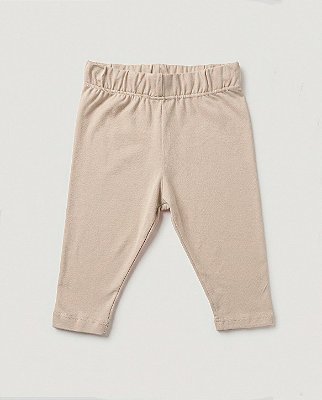 Calça básica Amendoa