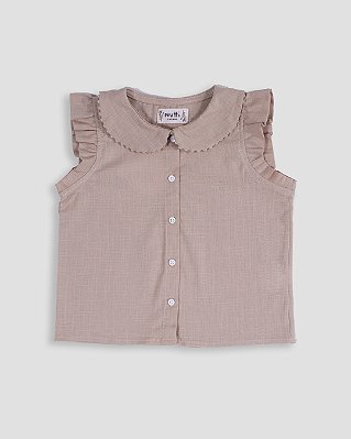 Blusa fofa Marrom