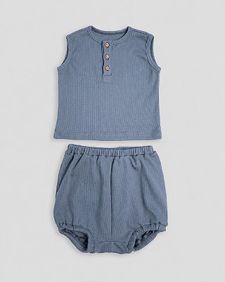 Conjunto horizonte Azul cobalto