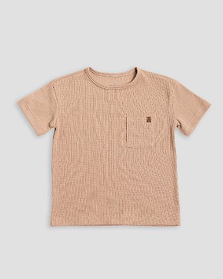 Camiseta essência Amendoa