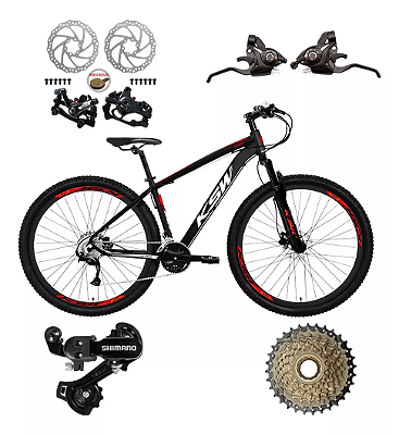 Bicicleta Aro 29 Ksw Alumínio 24v Cambio Shimano Disco
