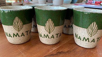 Copos Personalizados - logomarca no esmalte
