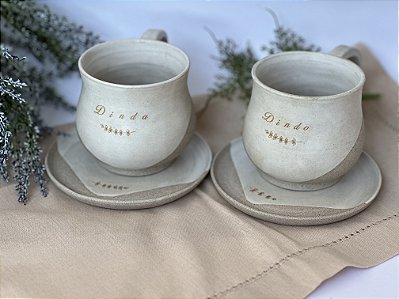 Canecas para Padrinhos -  Dinda e Dindo