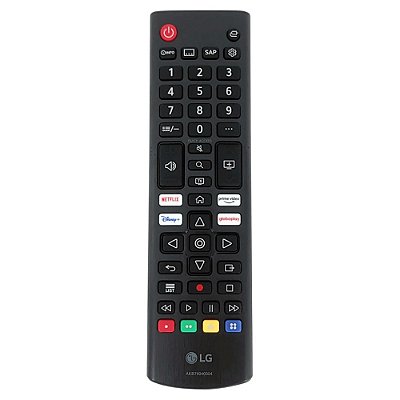 Controle Remoto LG AKB76040304 Teclas Netflix, Prime vídeo, Disney + e Globoplay