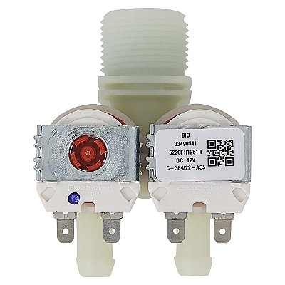 VÁLVULA DE ENTRADA ÁGUA 2 VIAS LAVADORA LG - 5220FR1251H