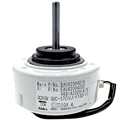 MOTOR VENTILADOR DA EVAPORADORA LG EIXO CURTO - EAU62004012