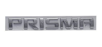 Emblema Prisma Cromado Tampa Traseira Original
