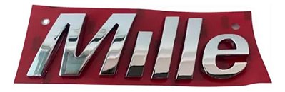 Emblema Tampa Traseira Uno Mille Fiat Original 51736486