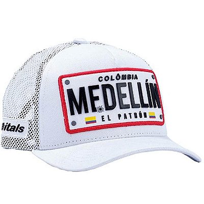 Boné itals Medellín Colômbia Branco