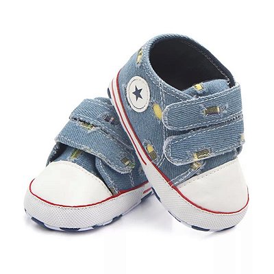 Tênis Star Cano Alto Jeans