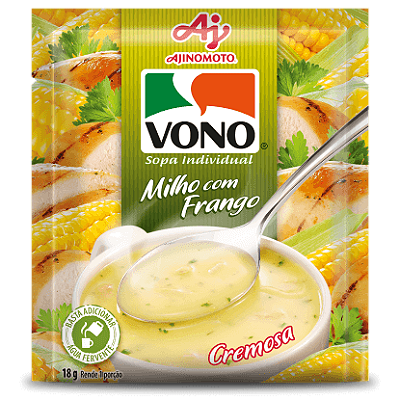 10 Sopas Vono Sabor Milho com Frango 18 g