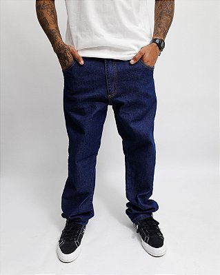 Calça Jeans Reta Escura