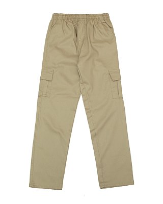 Calça Cargo Juvenil Caqui