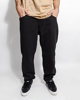 Calça Reta Jeans Black