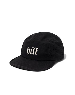 Boné five panel Hilf perfurado (preto)