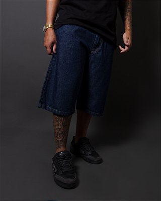 Bermuda Jeans Balão (escura)