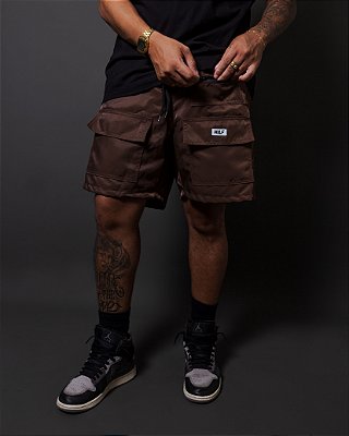 Bermuda premium Tec Cargo (marrom)