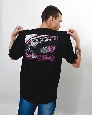Camiseta Hilf Pista skate (preta)
