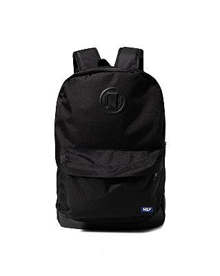 Mochila Preta Básica (borracha azul)