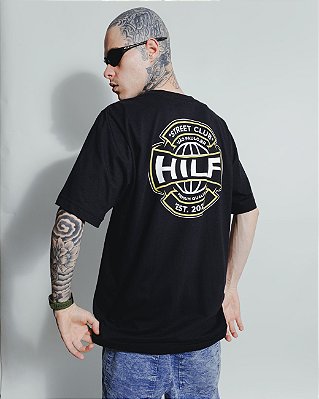 Camiseta Hilf Worldwide (preta)