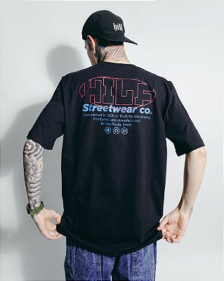 Camiseta Hilf Block (preta)