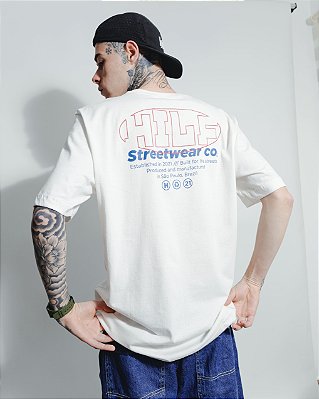 Camiseta Hilf Block (off white)