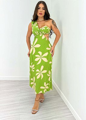 Vestido Longo Verde Jasmine