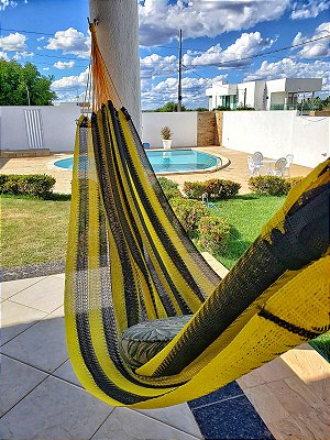 Rede de Dormir Amazonas Nylon Listrado Diversas Cores