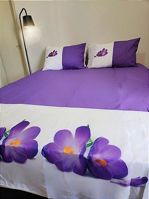 Jogo de cama casal Microfibra