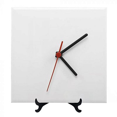 Azulejo Relógio 20x20cm - Personalizado com suporte