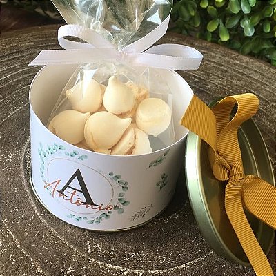 Latatubo Personalizada recheada de Suspiros (Doces)