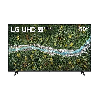 Smart TV 50" LG 4K UHD 50UP7750 WiFi, Bluetooth, HDR, Inteligência Artificial ThinQ, Google, Alexa e Smart Magic