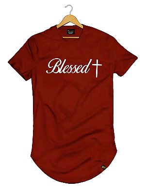 Camiseta Longline Algodão Blessed Ref 448