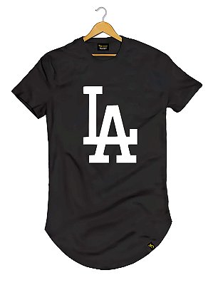 Camiseta Longline Algodão LA Los Angels USA Ref 452