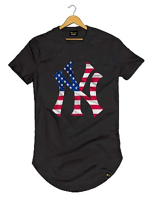 Camiseta Longline Algodão Dayos New York USA Ref 486