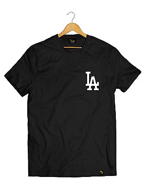 Camiseta Tradicional Algodão Los Angeles LA Basic Ref 103