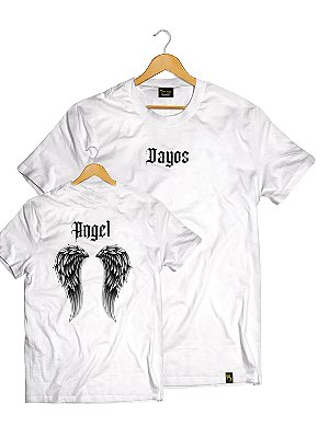 Camiseta Tradicional Algodão Dayos Angel Ref 106