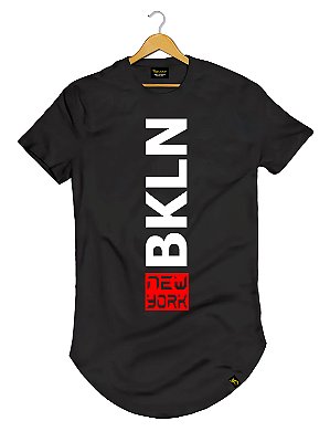Camiseta Longline Algodão BKLN Brooklyn USA Ref 493